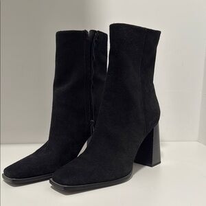 Sam Edelman suede heeled boots